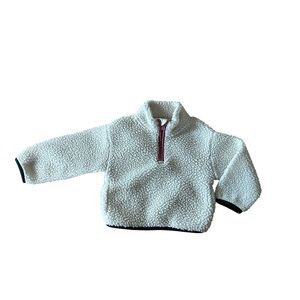 GAP White Fleece Pullover for Kids